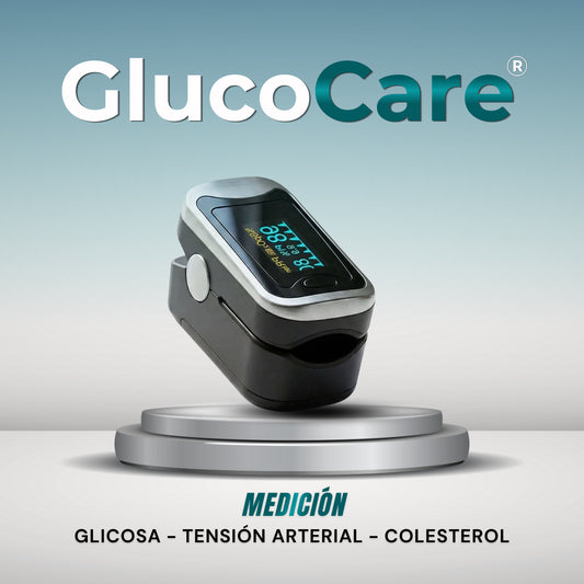 Sanaris GlucoCare™ Tecnología Pro 3 en 1 Control total de glucosa, colesterol y presión sin pinchazos.